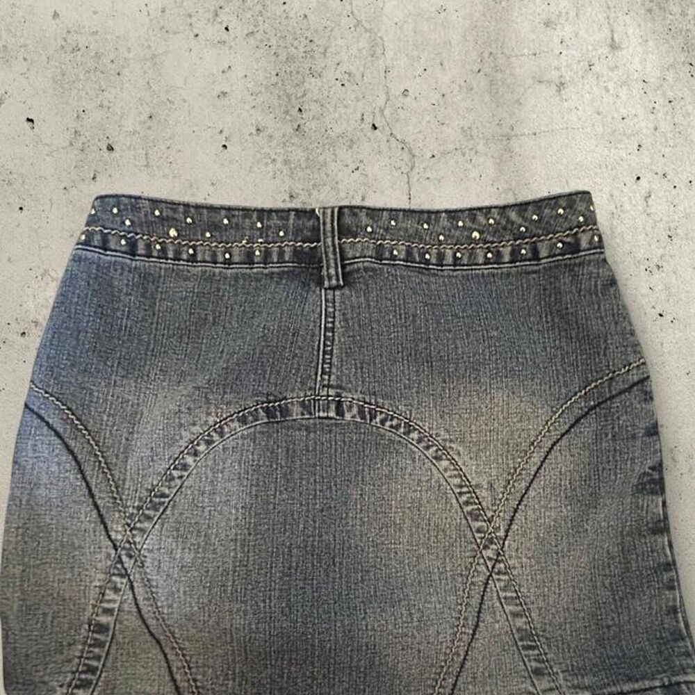 Elite Jeans Y2K Denim Mini Skirt - Picture 3 of 3